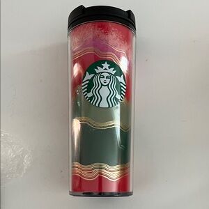 Starbucks Festive Red and Green Tumbler